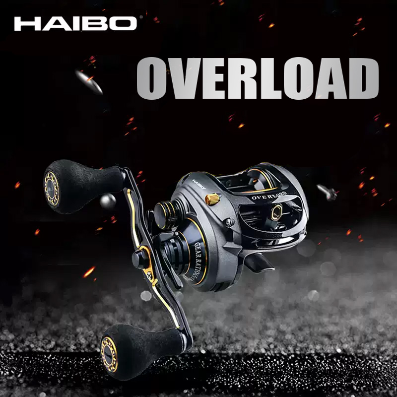 Abu Garcia Reel Max - Haibo OVERLOAD Baitcasting ตกปลา Reel สําหรับเหยื่อ