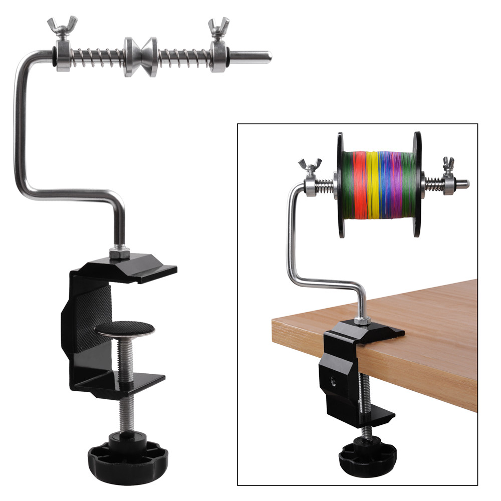 Fishing Line Winder - แบบพกพาสายตกปลา Winder พร้อม CLAMP-ปรับ Stable Reel