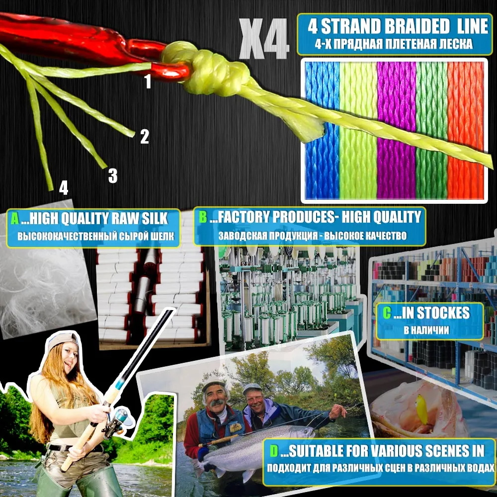 สายตกปลาถัก 4 เส้น BAKAWA แบบม - Copolymer Line บทวิจารณ์และราคา
