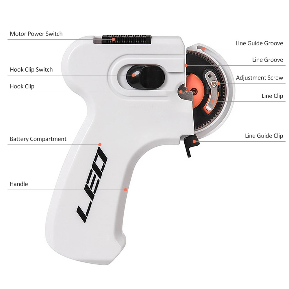 ใหม่ไฟฟ้าอัตโนมัติตกปลาตะขอชั้ - Fishing Line Winder บทวิจารณ์และราคา