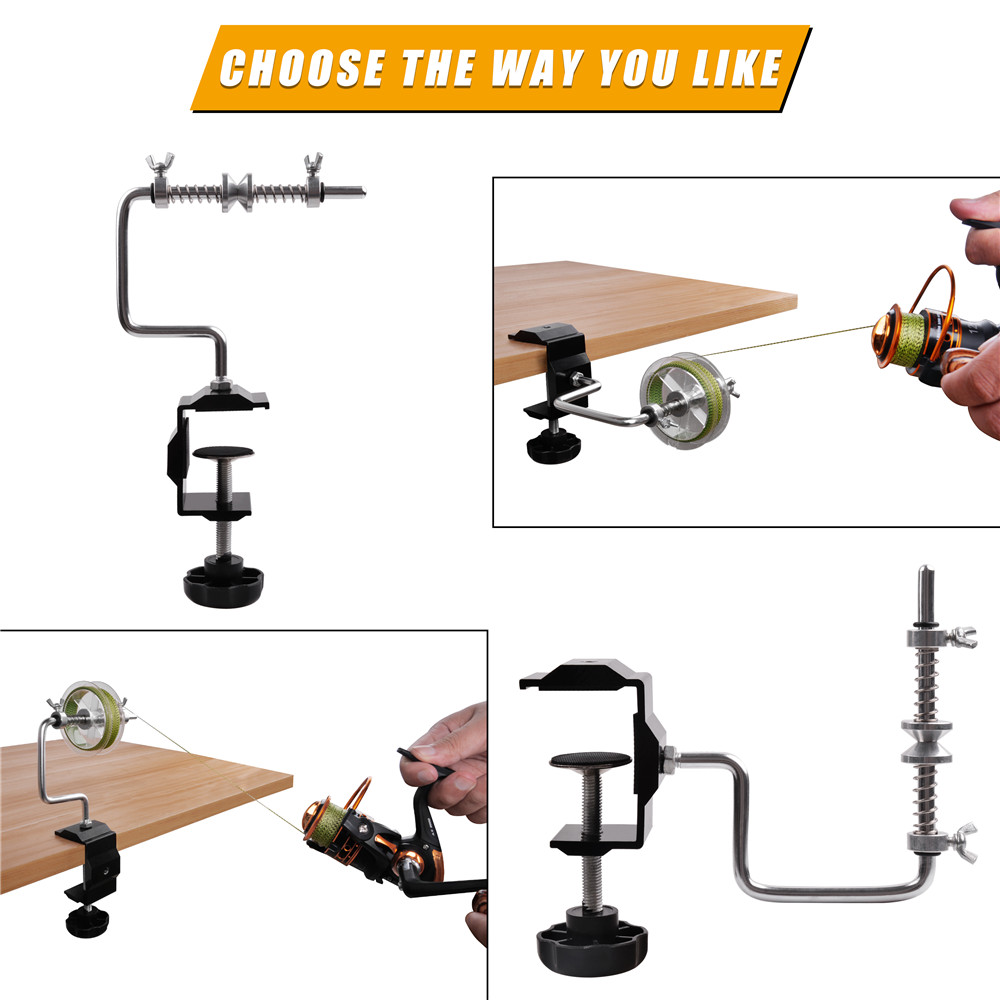 แบบพกพาสายตกปลา Winder พร้อม C - Fishing Line Winder บทวิจารณ์และราคา