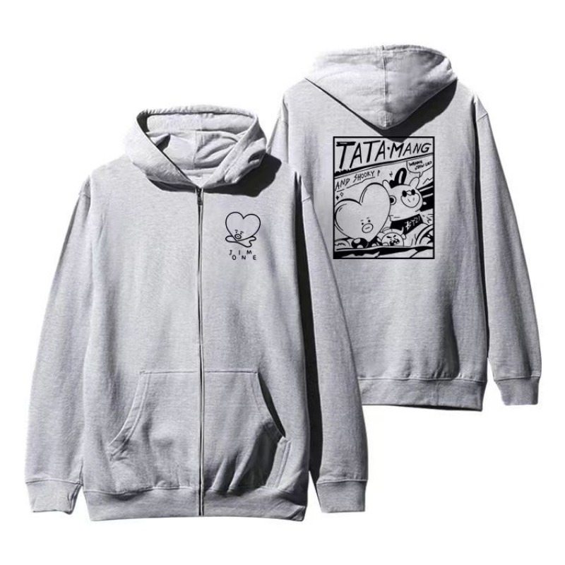 เสื้อฮู้ด Kawaii BT21 เสื้อกัน - Tippet Line บทวิจารณ์และราคา